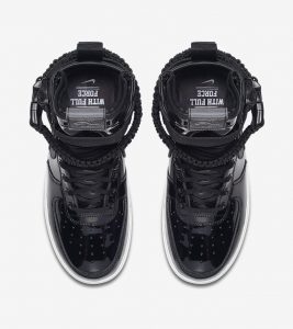 nike sf air force 1 black patent december 2017 3