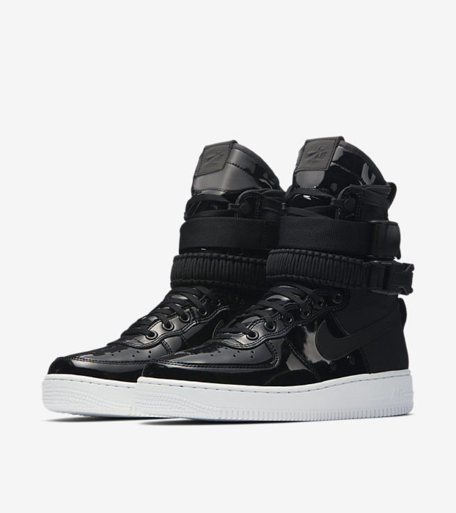 Nike Debuts A Holiday Friendly Black Patent SF Air Force 1 And ...