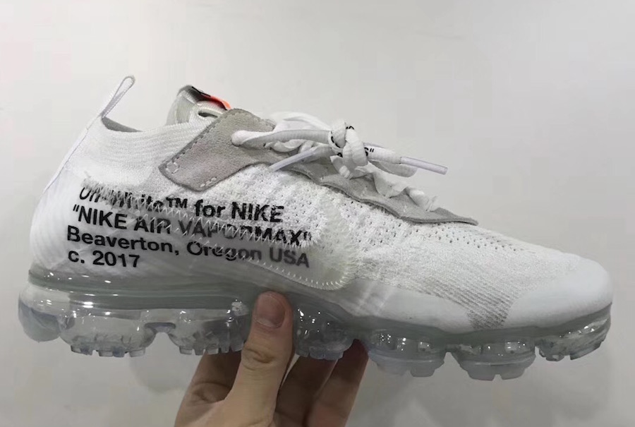 Nike And Off White Reveal White VaporMax Colorway Releasing In 2018