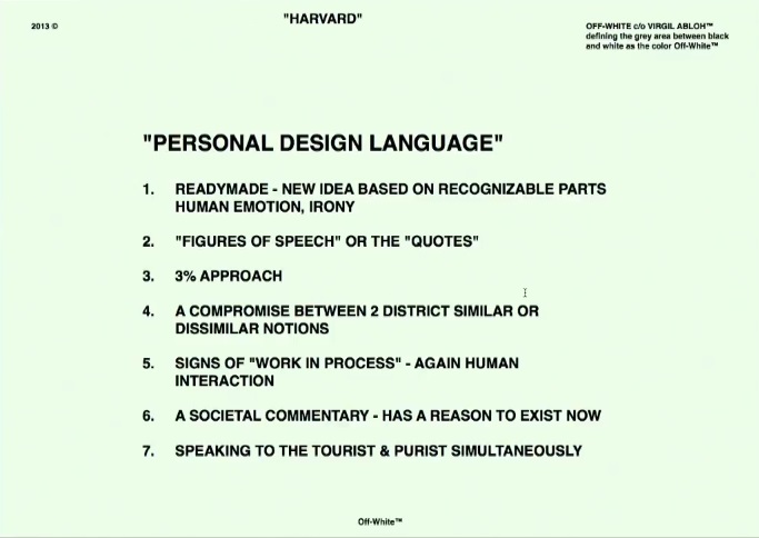 Core Studio Public Lecture: Virgil Abloh, Insert Complicated Title Here -  Harvard Graduate School of Design