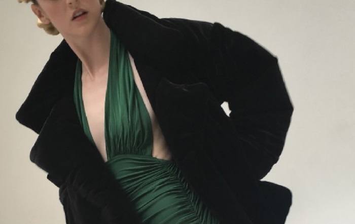 Norma Kamali Velvet Sleeping Bag Coat velvet