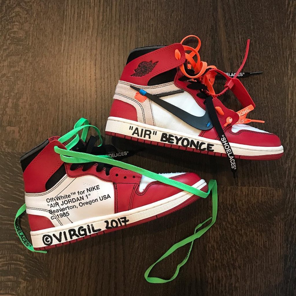 Beyonc Stunts In Jordan Off White Sneakers Personalized By Virgil