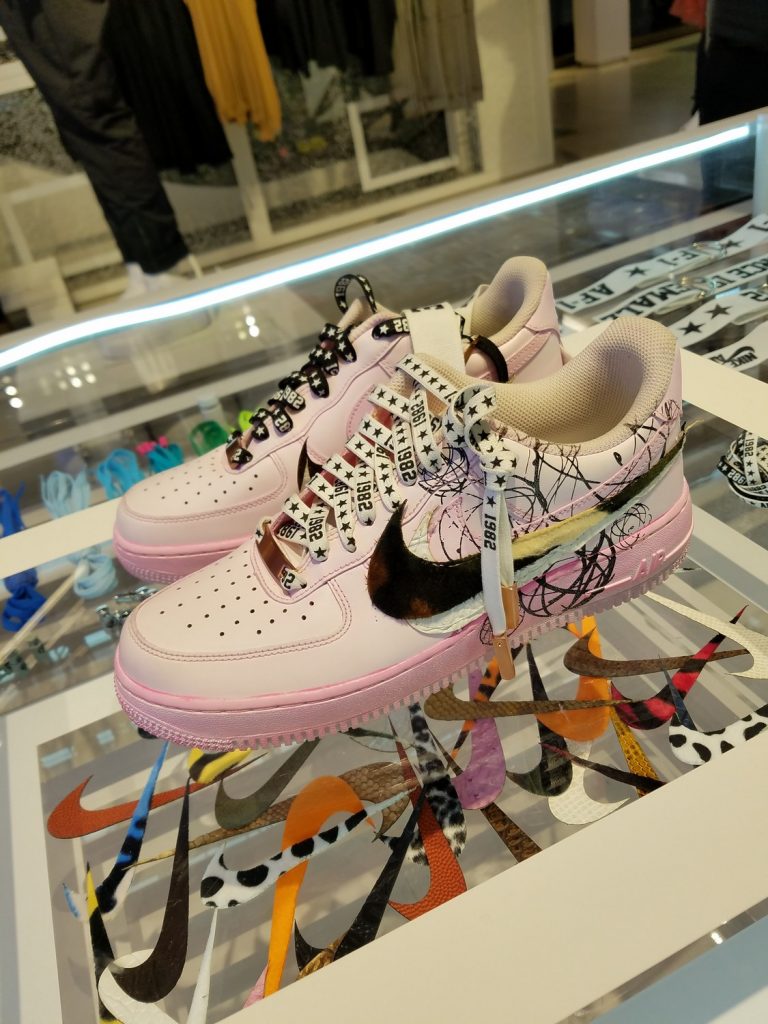 Nike's SoHo Store's Customization Studio For Air Force 1 Shoes And Apparel