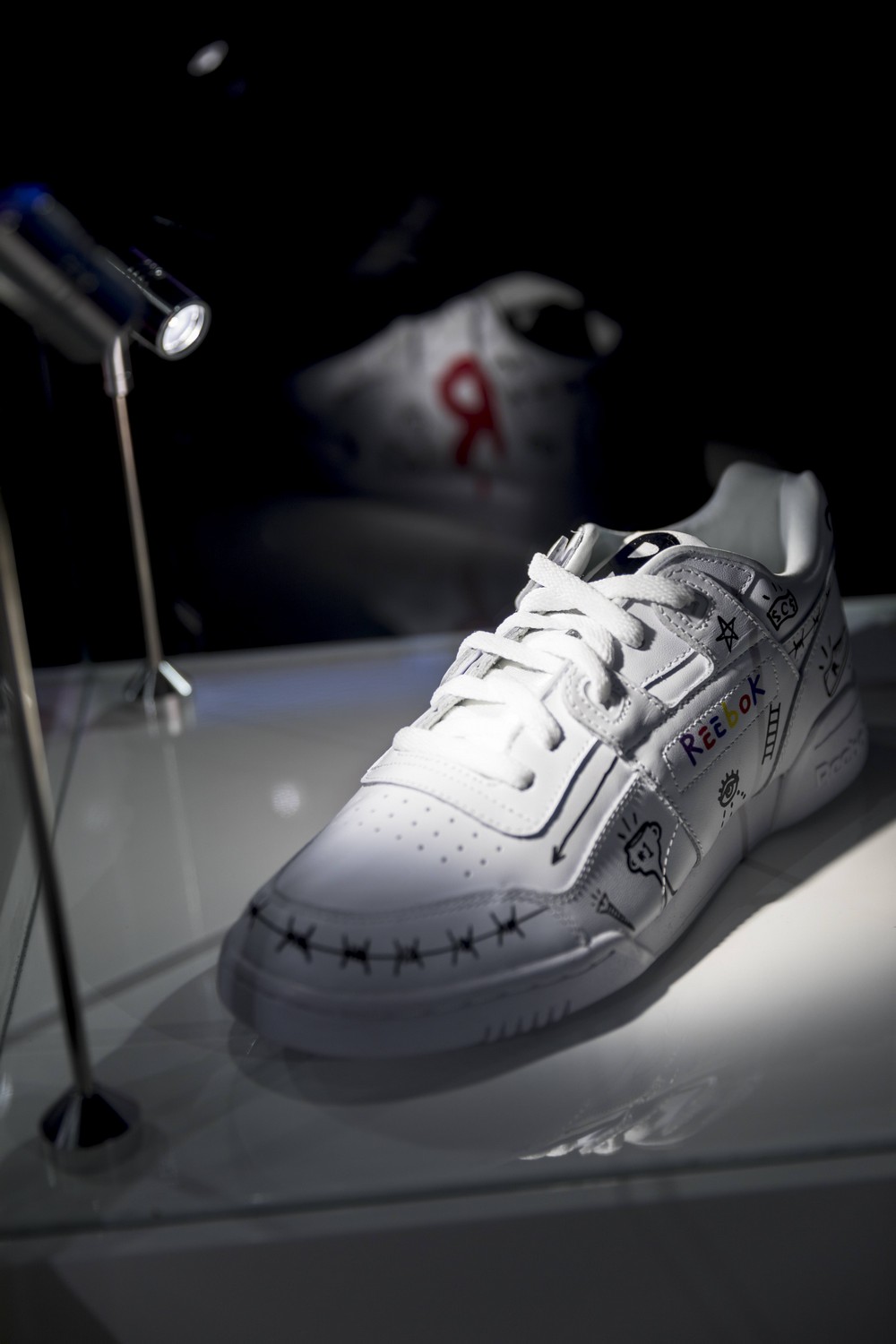 Artist Trouble Andrew Ups Charm Quotient Of Reebok Classic Sneaker | SNOBETTE