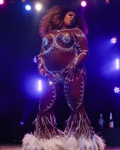 Lizzo NYE Seth Pratt Catsuit 1