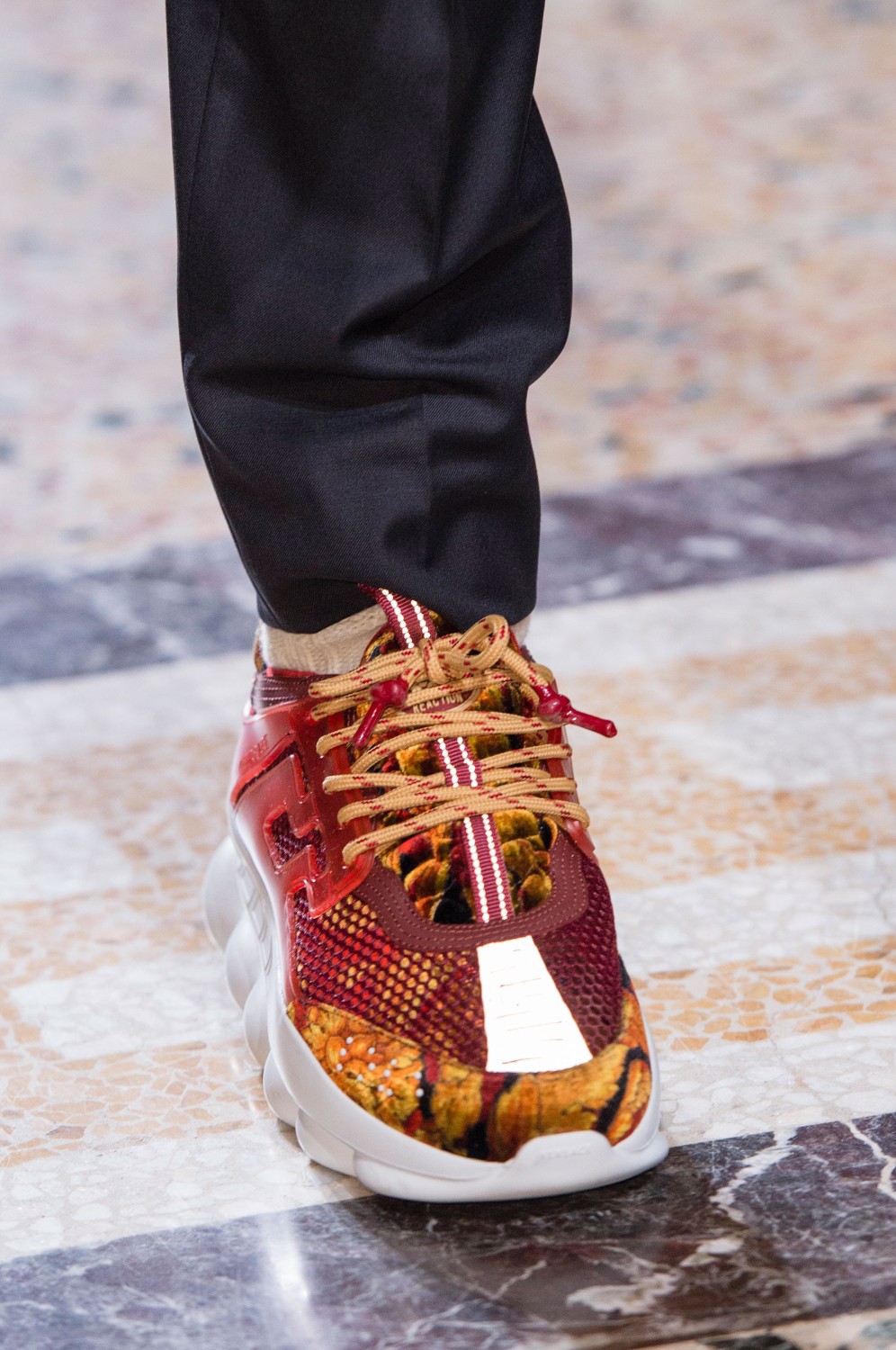 2 Chainz & Versace Unveil the Chain Reaction Sneaker in Milan