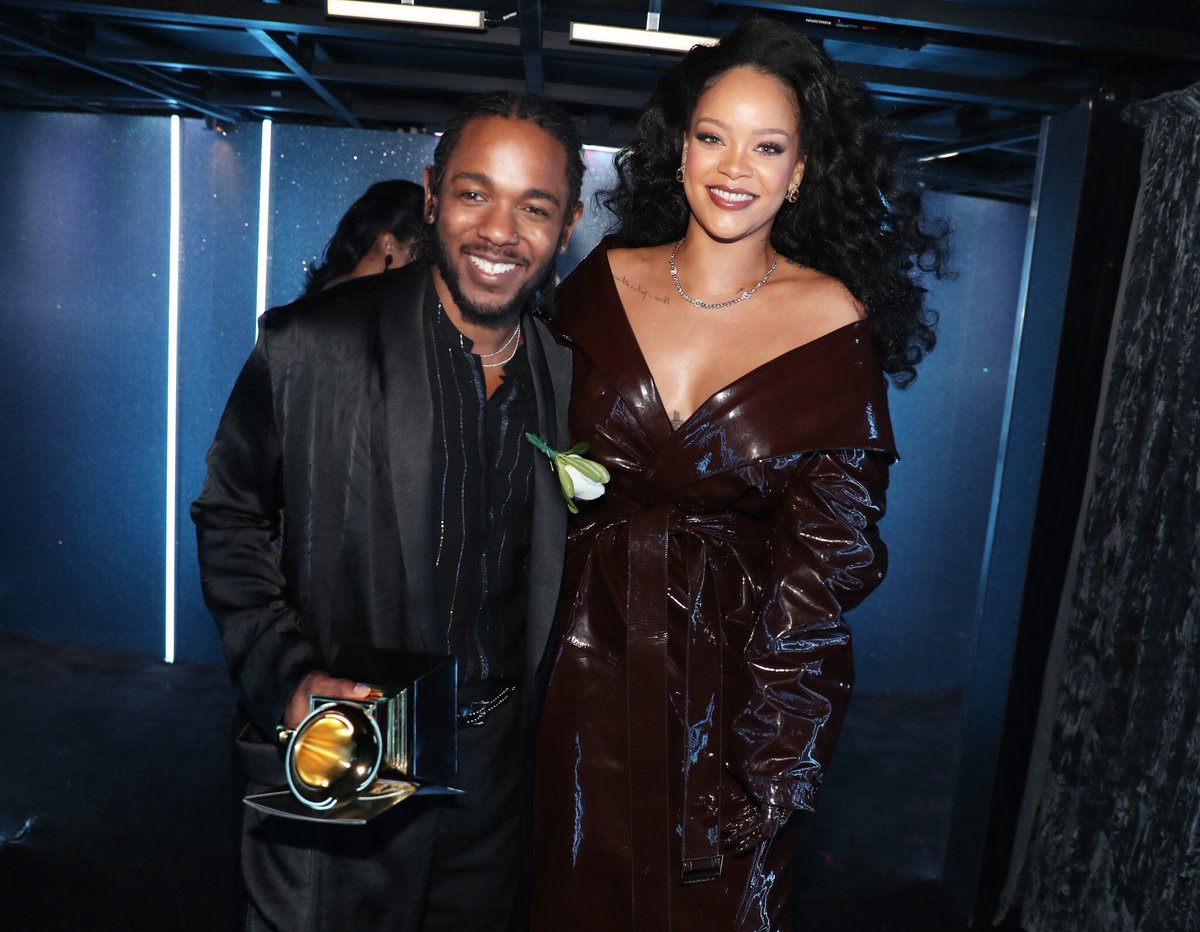 kendrick rihanna grammy awards 2018