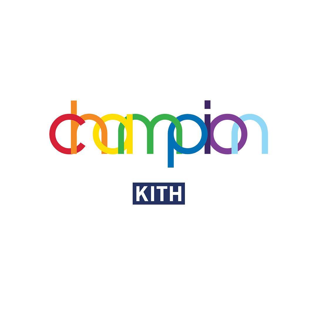Kith Teases Redesigned Champion Logo Capsule