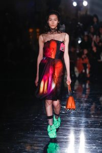 Prada Shows Pink Cloudbust Boot And Brings Back Flame Shoes 35 prada women fall 2018 milan 14