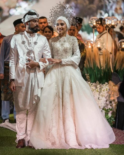 Yuna Zarai Channels Goddess Vibes In Her Malaysian Garden Wedding