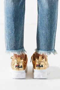 Shine On With Fila's Metallic Gold Disruptor 2 Sneaker 5 disruptor 2 gold d
