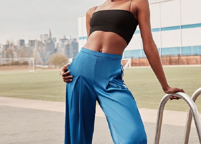 Adidas Makes Fashionable Statement With Wide-Leg Track Pants