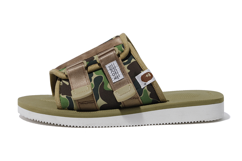 BAPE And Suicoke Combine Forces For Camo Covered Comfort Sandals