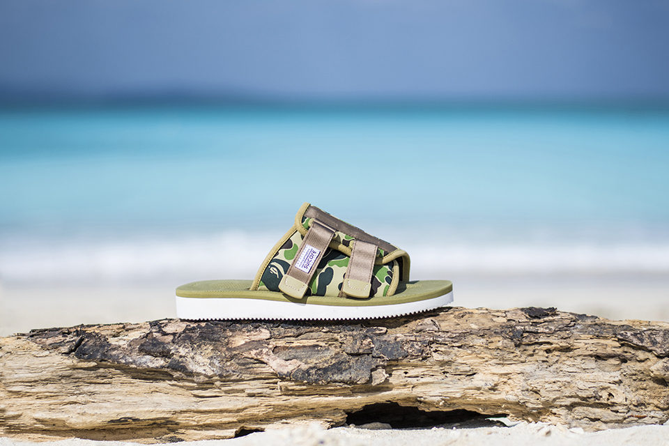 BAPE And Suicoke Combine Forces For Camo Covered Comfort Sandals