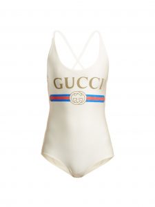 gucci logo swimsuit 1
