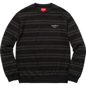 supreme dash stripe crewneck 3