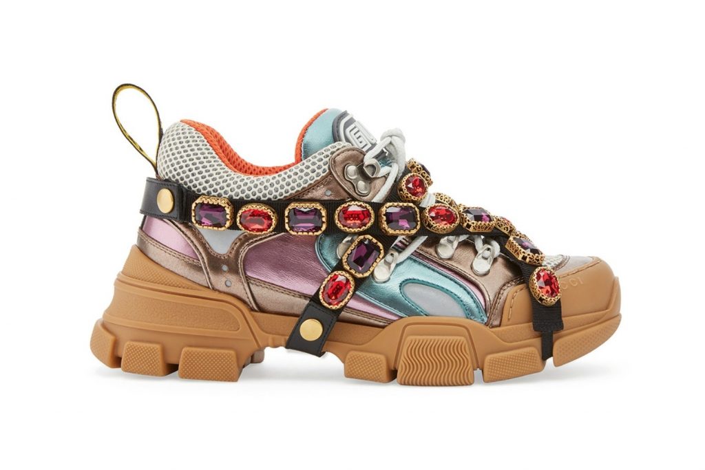 bedazzled gucci sneakers