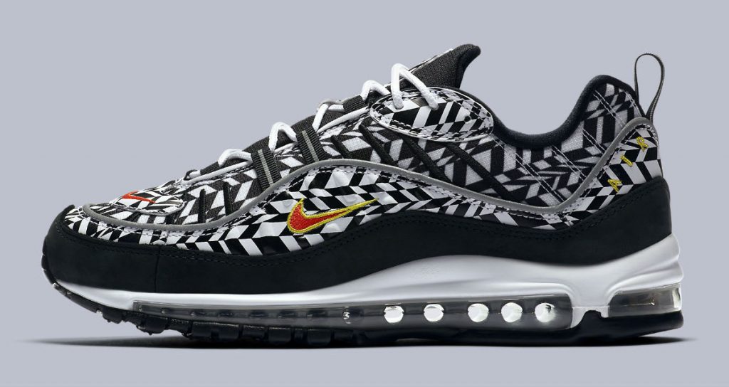 nike air max 98 aop black white 1