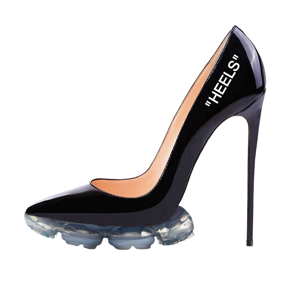 nike off-white vapormax heels