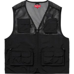 supreme vest black