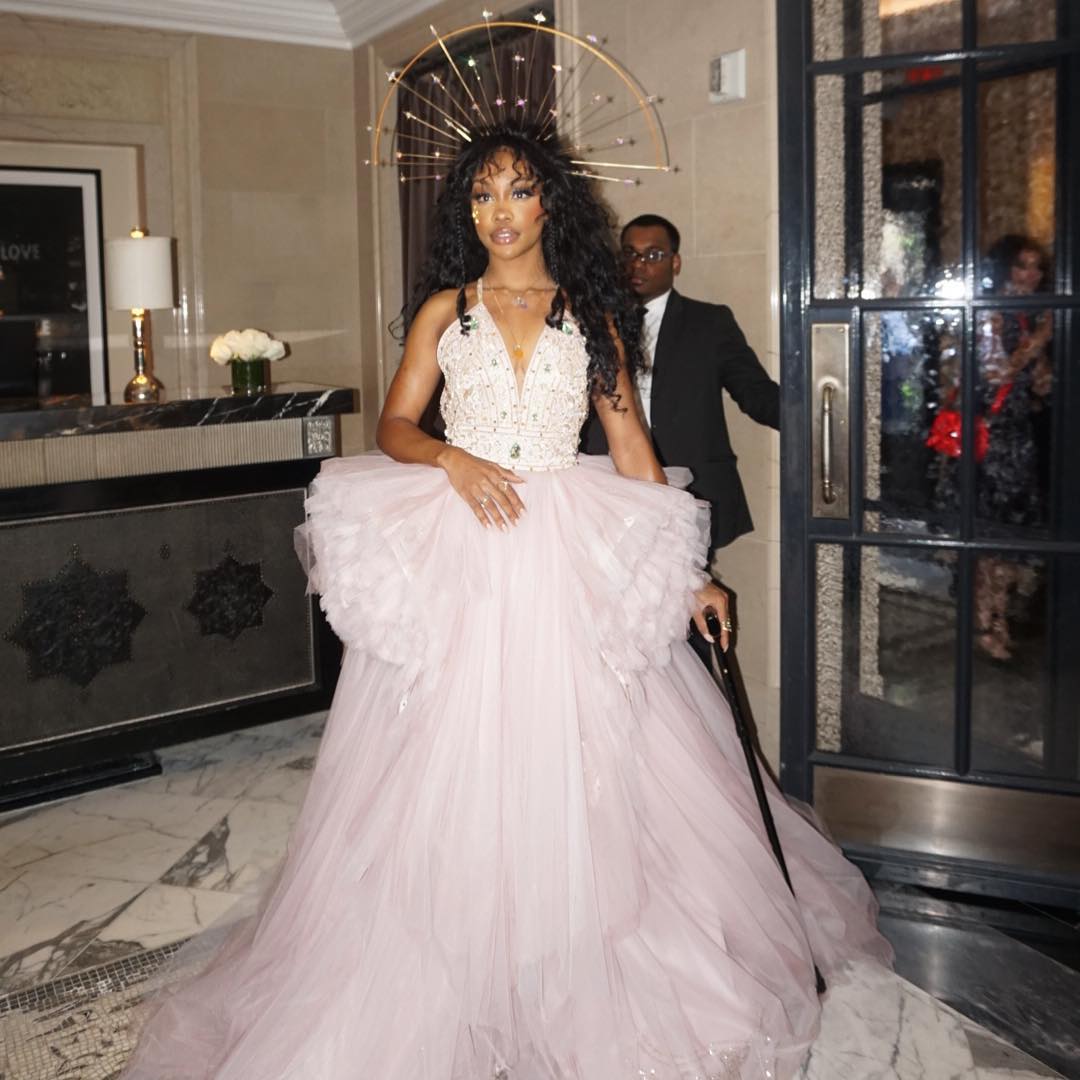 SZA Versace Met Gala