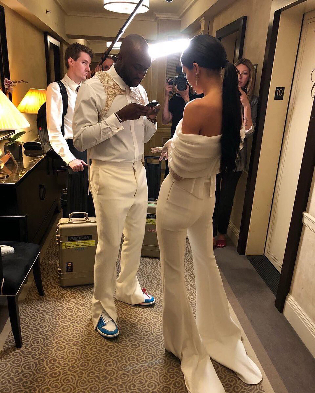 Behind-The-Scenes of Virgil Abloh's Airbrushed 'Moderism' Met Gala Suit 