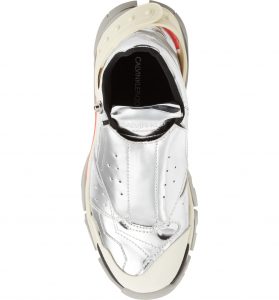 Calvin Klein 205W39NYC's Silver Carla Sneaker