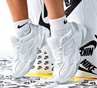 Go Fresh And Clean With Nike's All-White M2K Tekno Sneaker