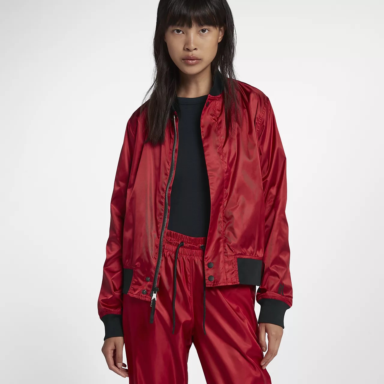 NikeLab Makes Bloody Moves With Red Bomber And Track Pants