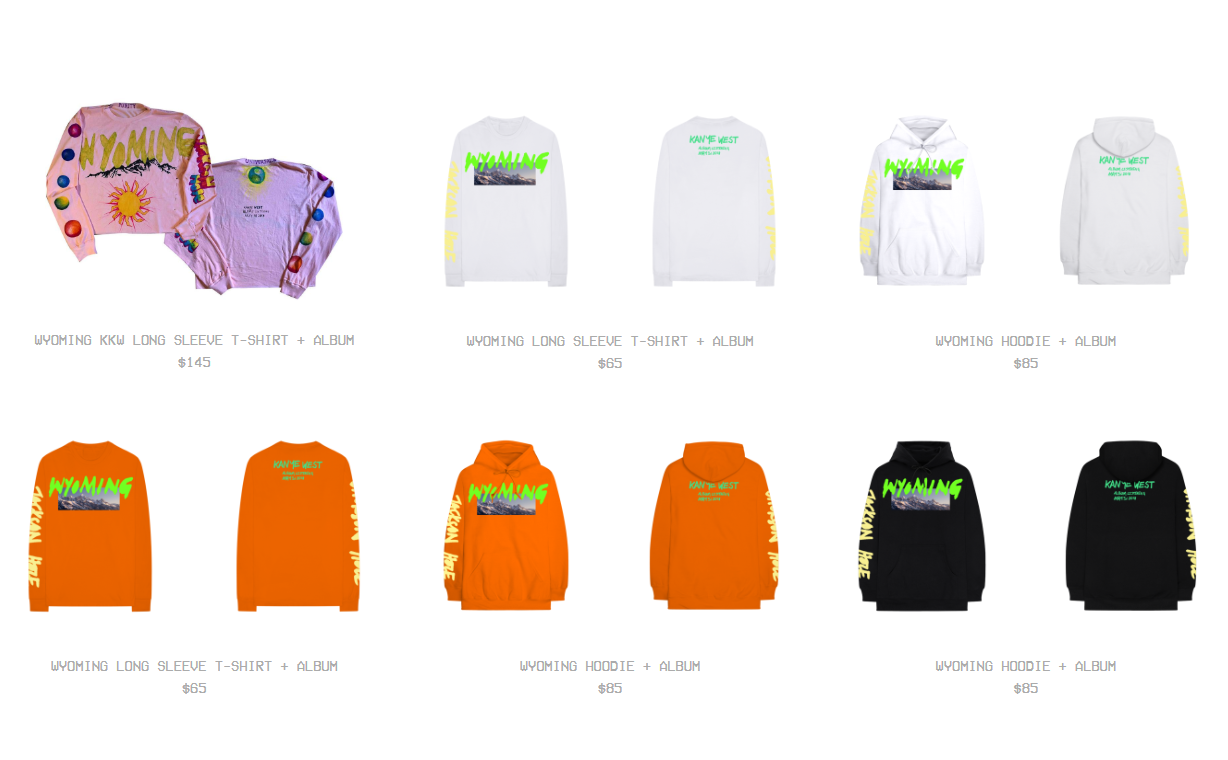 Kanye West Launches Wes Lang-Designed Ye Wyoming Merch Line