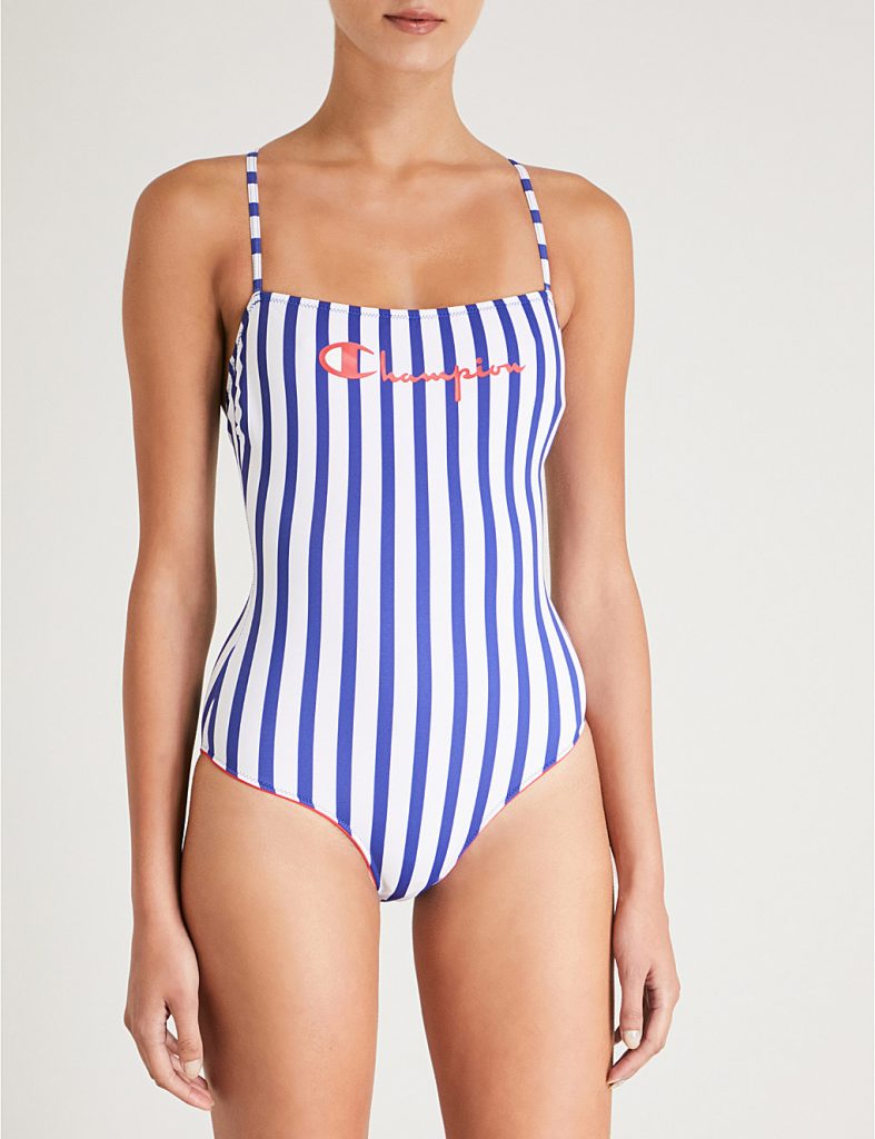 1 champion selfridges striped one piece