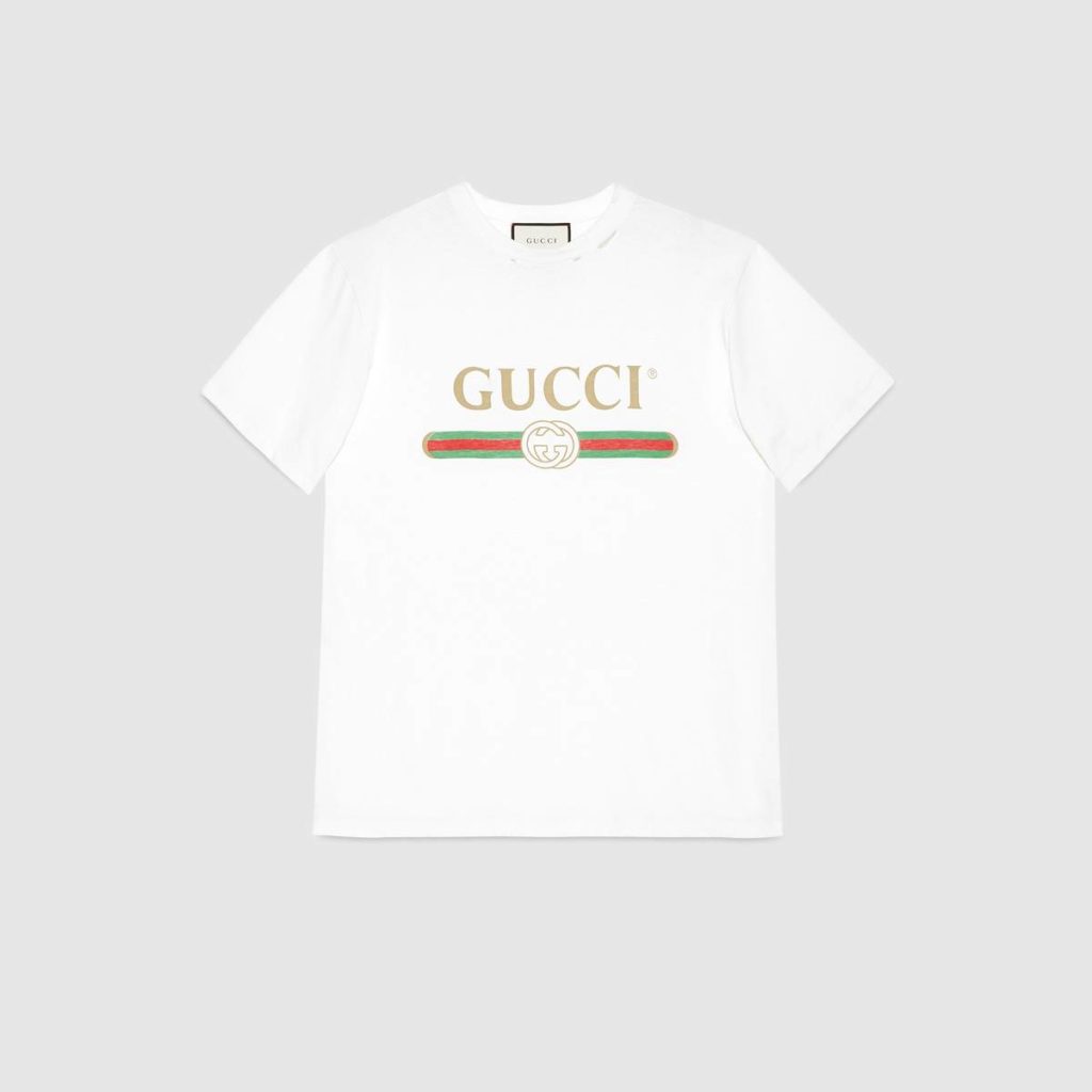 2 Light Oversize T shirt with Gucci logo