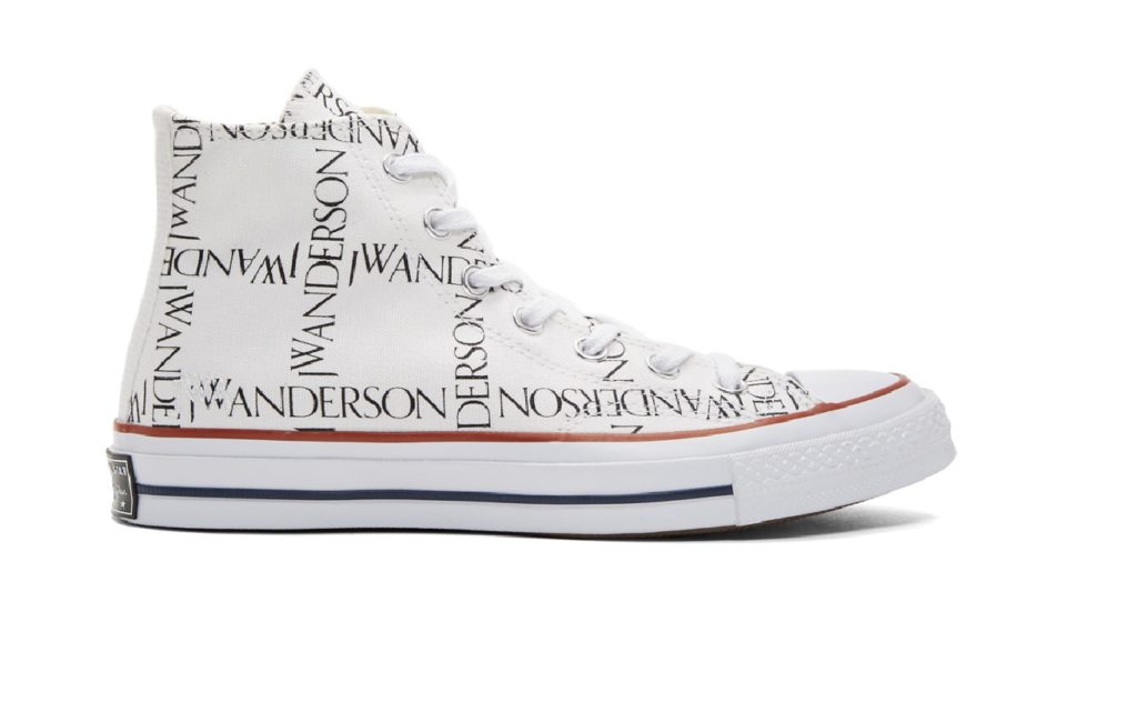 2 White Converse Edition Grid Chuck Taylor All Star 70 High Top Sneakers