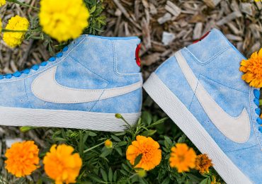 nike sb blazer blue flower 3