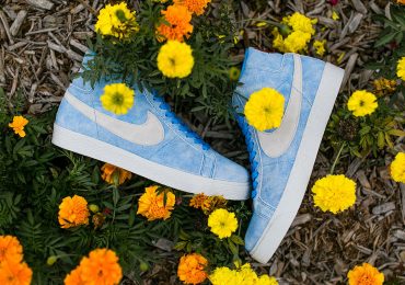 nike sb blazer blue flower 6