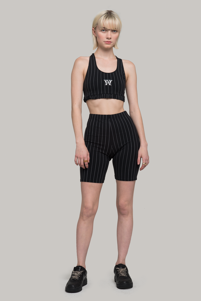 HardwareLDN Pinstripe black tracksuit two piece set front 1024x1024