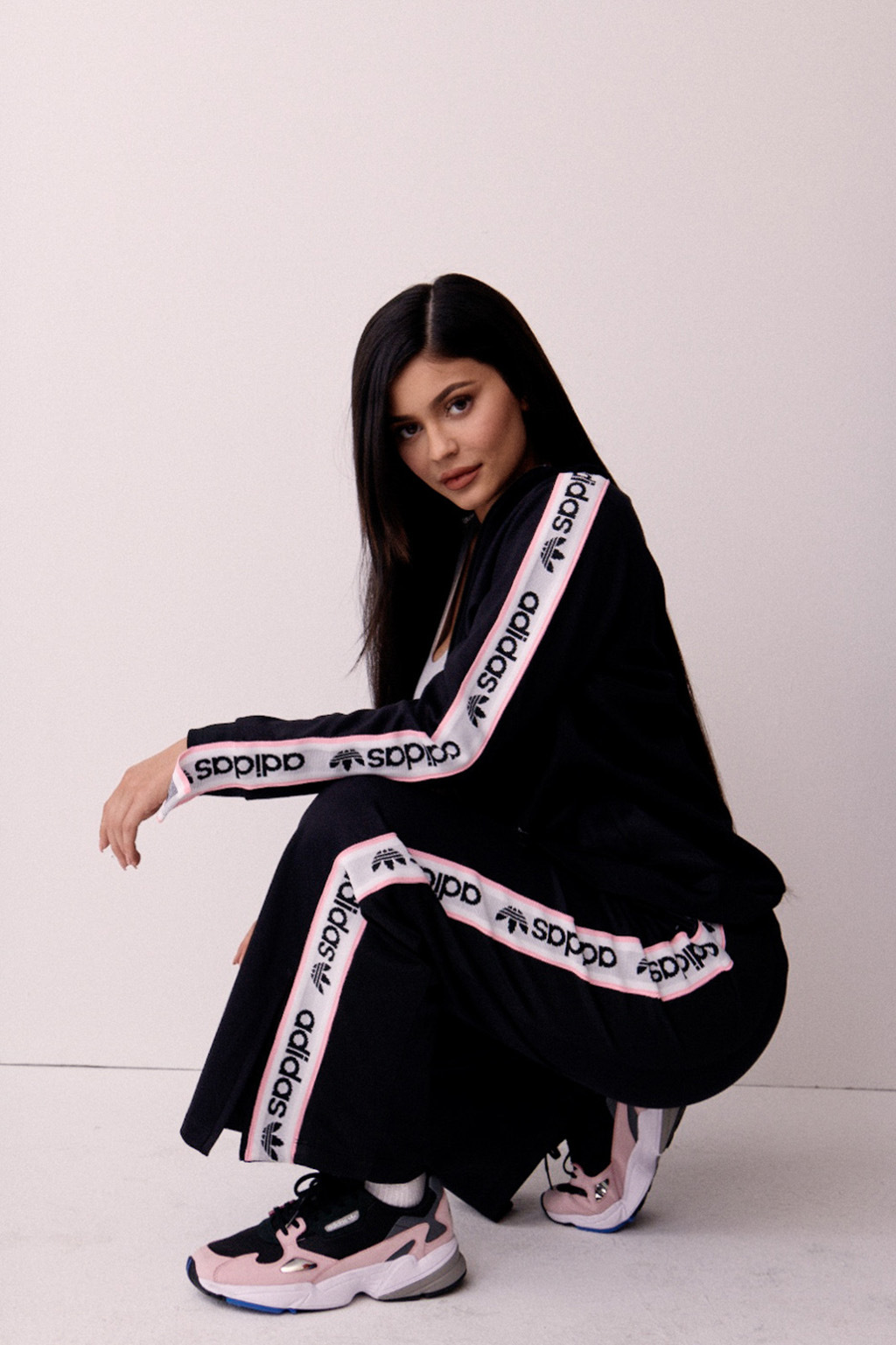 Kylie Jenner Sports Falcon For First 