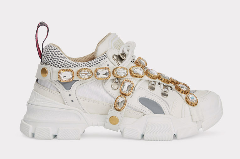 Gucci Flashtrek SEGA Sneaker With Removable Crystals