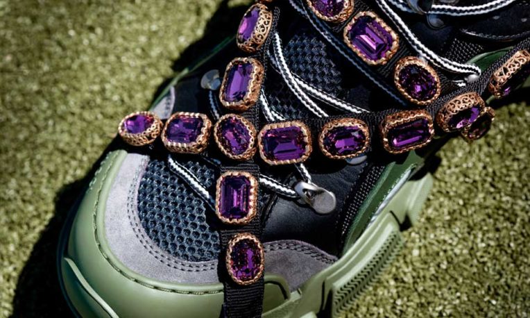 Flashtrek SEGA Sneaker With Removable Crystals