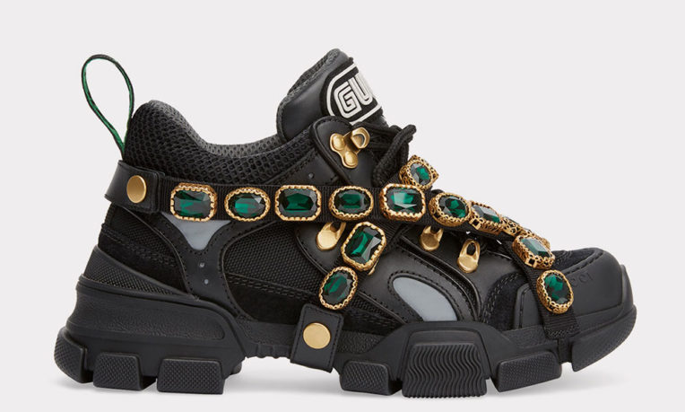 Gucci Flashtrek SEGA Sneaker With Removable Crystals