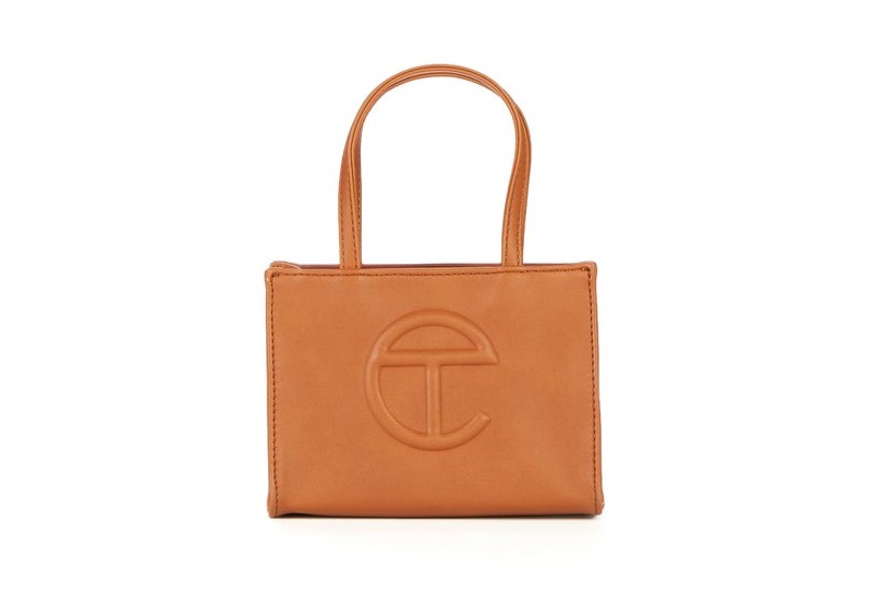 Telfar: small tan shopping bag