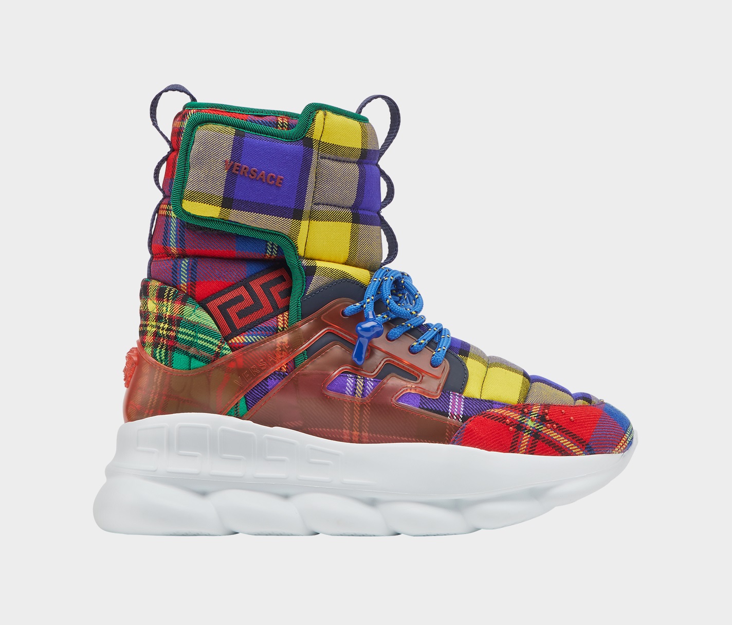 Tartan Plaid Chain Reaction Sneaker Boot