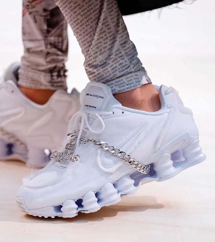 Nike comme des garcons shox best sale