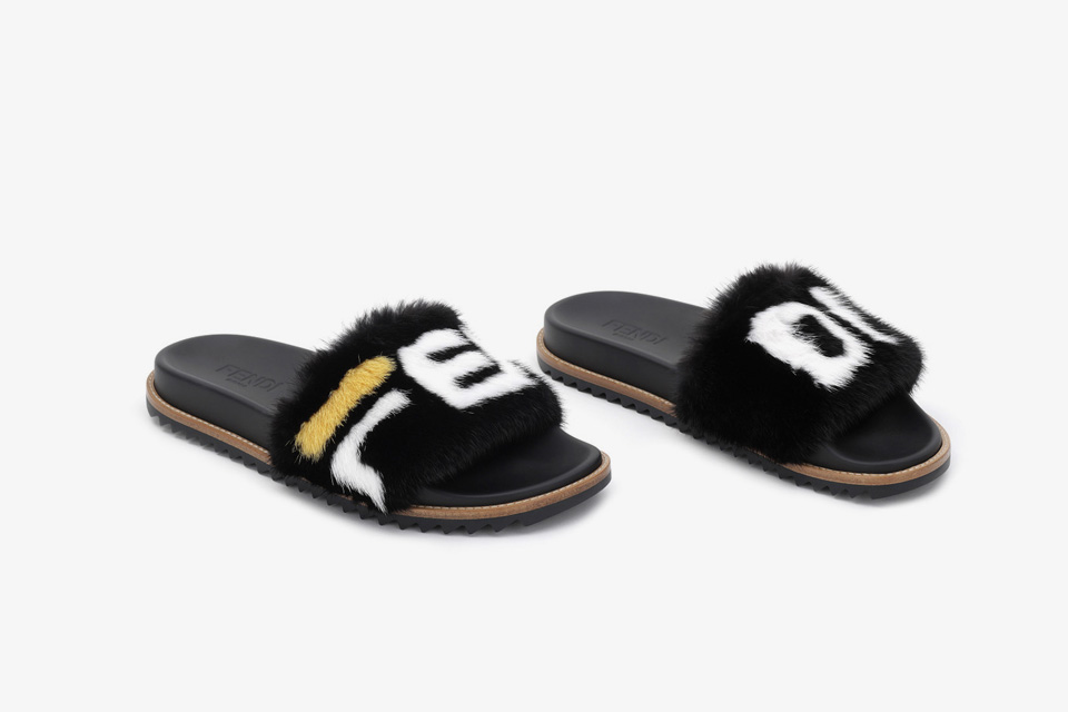 fendi fila slides