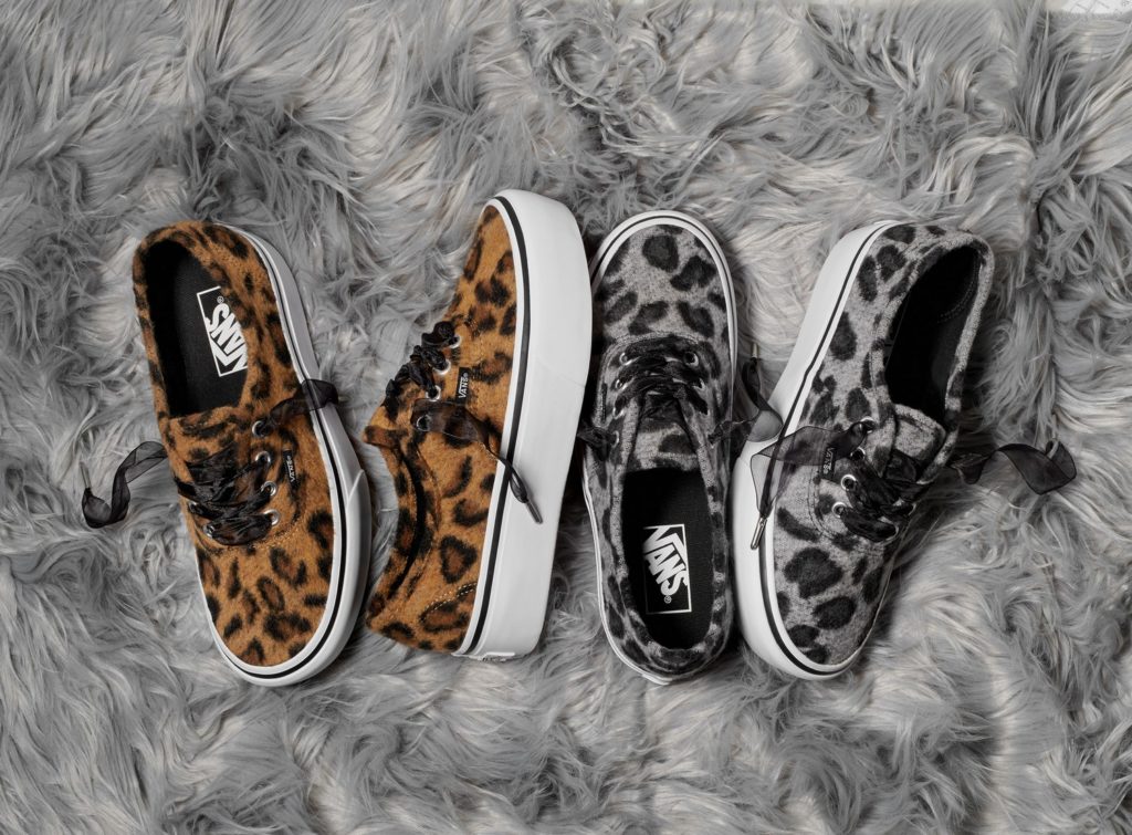 vans cheetah platform sneakers