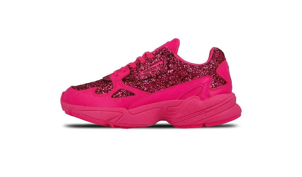 pink sparkly adidas