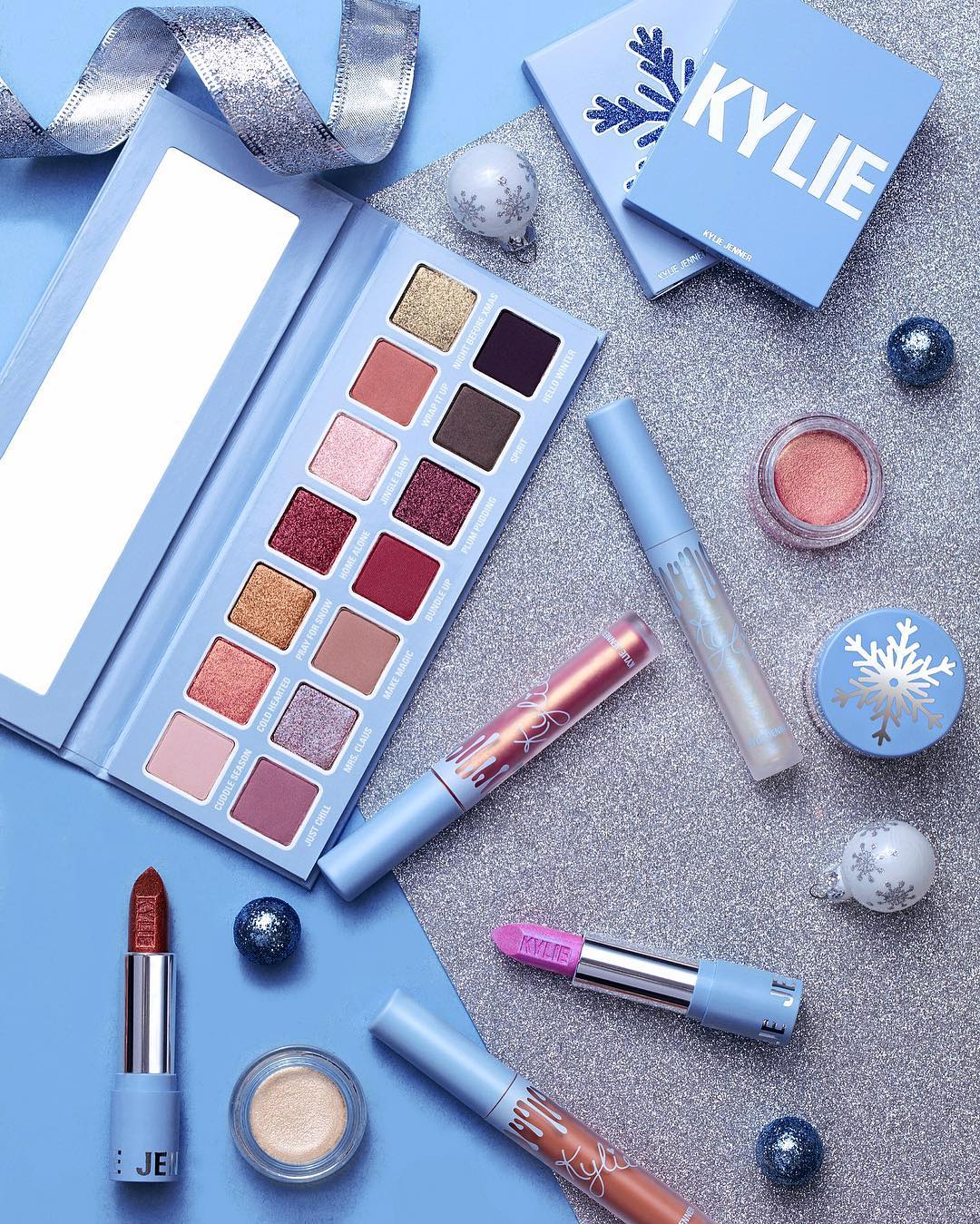 Kylie Cosmetics Reveals Icy Blue Holiday 2018 Collection