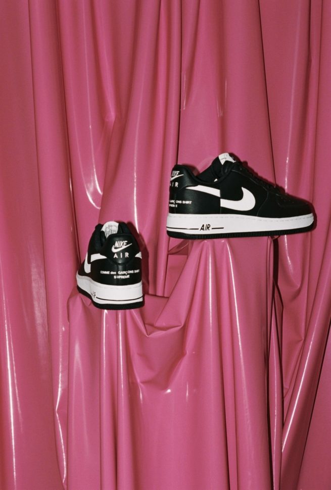 supreme x comme des garçons shirt nike air force 1