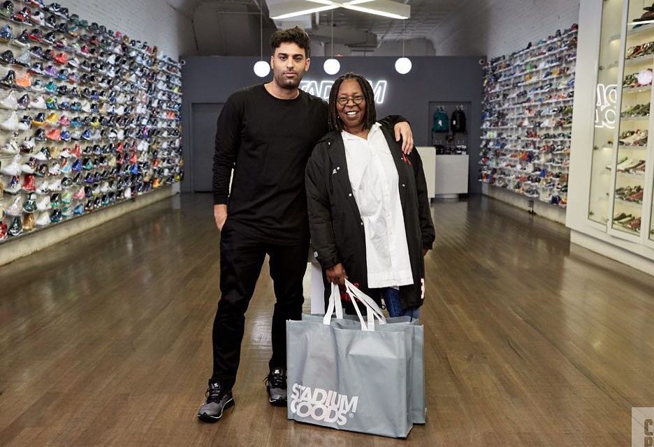 Whoopi Goldberg Goes Sneaker Shopping 