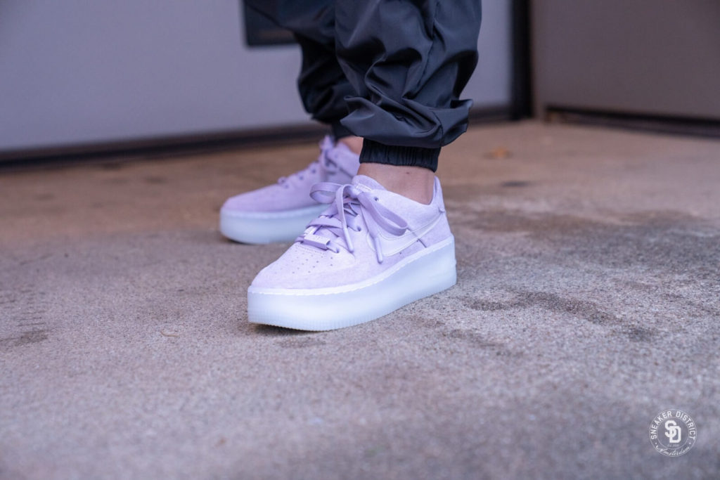 nike air force 1 sage violet